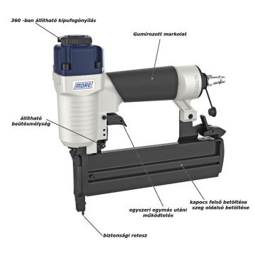 MORE PF1850C kapocs- és szegbelövő